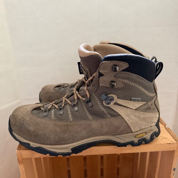Asolo Mens Size 10.5 Brown SPYRE GV Gore Tex Vibram Sole Waterproof Hiking Boots main image 4